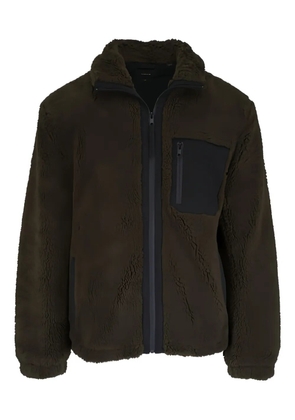 Vince zip-up sherpa fleece jacket - Brown
