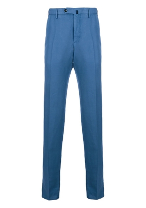 Incotex cropped slim-fit chinos - Blue