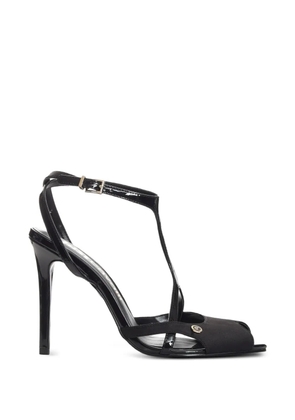 Just Cavalli peep-toe heeled sandals - Black