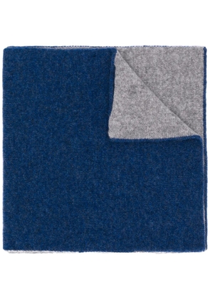 Dell'oglio two-tone cashmere scarf - Blue