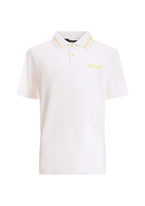 Just Cavalli logo-detail polo shirt - White