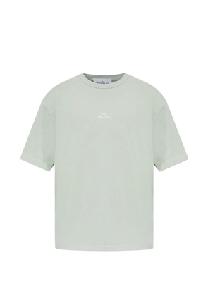 Stone Island crew-neck embroidered T-shirt - Green