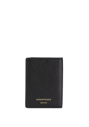 Common Projects logo bi-fold wallet - Black