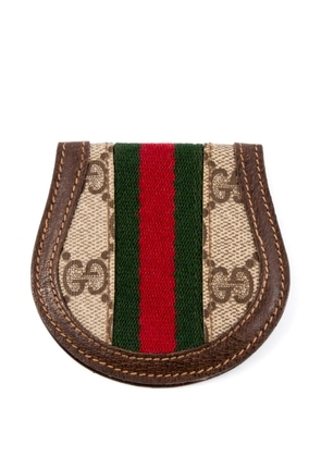 Gucci Pre-Owned 1970s GG-motif coin wallet - Neutrals
