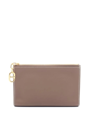 Hermès Pre-Owned 2025 gold hardware pouch - Neutrals