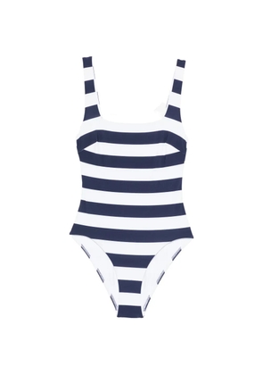 BONDI BORN Margot striped swimsuit - Blue