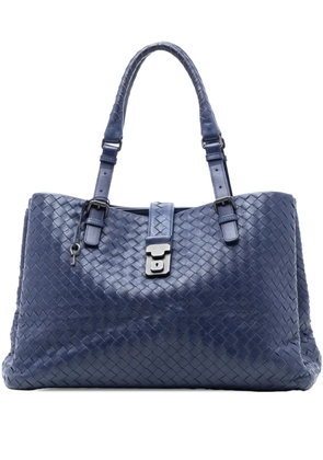 Bottega Veneta Pre-Owned 2011 Medium Nappa Intrecciato Roma tote bag - Blue