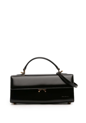 Marni Pre-Owned 2022-2025 Medium Smooth Calfskin Relativity Handbag satchel - Black