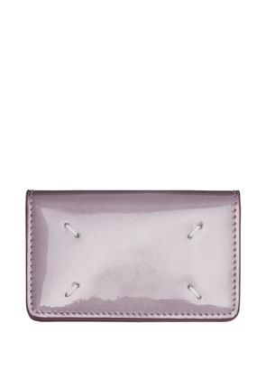 Maison Margiela Four Stiches clip card holder - Purple