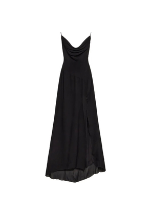 Blumarine cowl-neck gown - Black