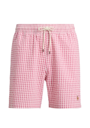 Polo Ralph Lauren gingham-pattern swim short - Pink