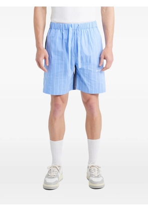 Off Duty striped drawstring shorts - Blue