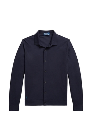 Polo Ralph Lauren honeycomb-textured cotton cardigan - Blue