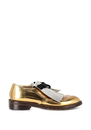 Marni Pre-Owned metallic Oxford shoes - Gold