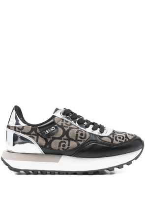 LIU JO 40mm Evelyn 915 monogram sneakers - Black