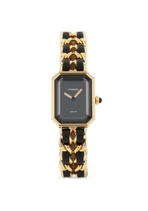 CHANEL Pre-Owned 1990 Première XL 20mm watch - Black