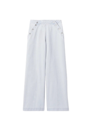 Claudie Pierlot buttoned wide-leg jeans - Blue