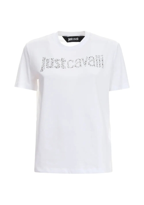 Just Cavalli logo-detail T-shirt - White