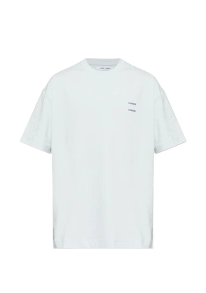 SAMSOE SAMSOE Joel logo T-shirt - Blue