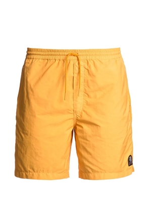Parajumpers logo-patch swim shorts - Yellow