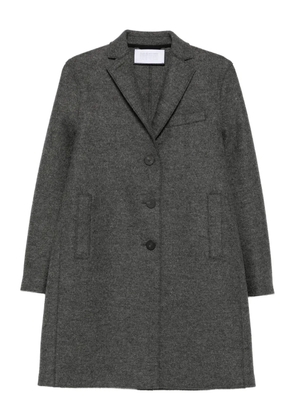 Harris Wharf London button-front pocket coat - Grey