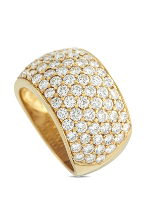 LB Exclusive yellow gold wide band ring