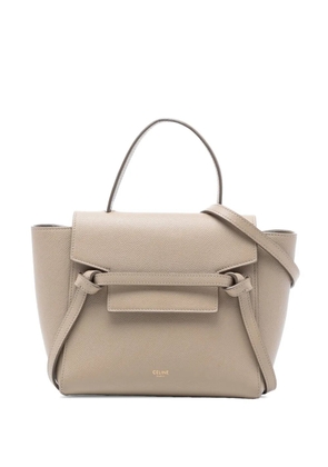 Celine Pre-Owned 2018 Nano Grained Calfskin Belt Bag satchel - Brown