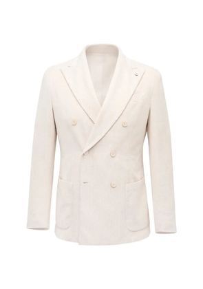 Lubiam corduroy double-breasted jacket - Neutrals