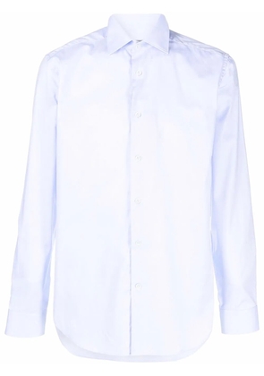 Corneliani long-sleeve cotton shirt - Blue