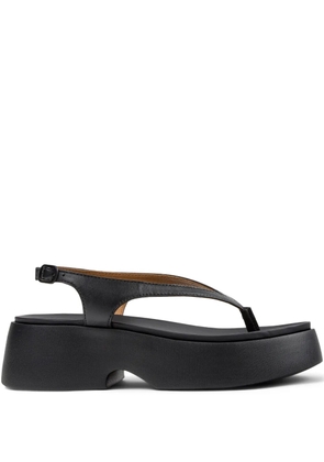 Camper Tasha buckle-fastening platform sandals - Black