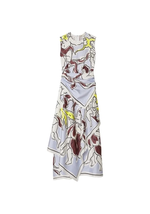 Tory Burch printed silk dress - Blue