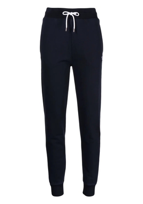 Maison Kitsuné drawstring-fastening cotton track pants - Blue