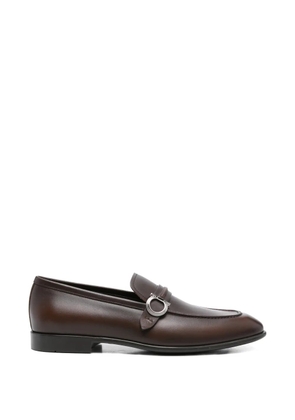 Ferragamo leather loafers - Brown