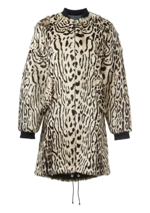 Giambattista Valli animal print coat - Neutrals