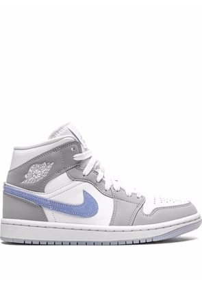Jordan Air Jordan 1 Mid 'Grey Blue' sneakers - White