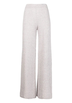 Onefifteen high-waist knitted trousers - Pink