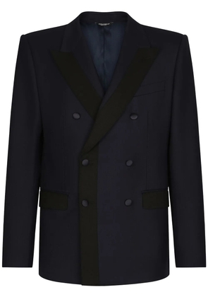 Dolce & Gabbana Sicilia-fit double-breasted blazer - Blue