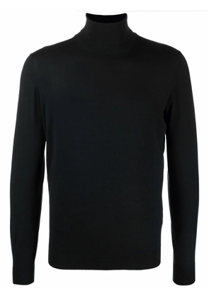 Dell'oglio roll-neck merino jumper - Black