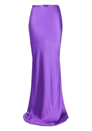 Michelle Mason bias maxi skirt - Purple