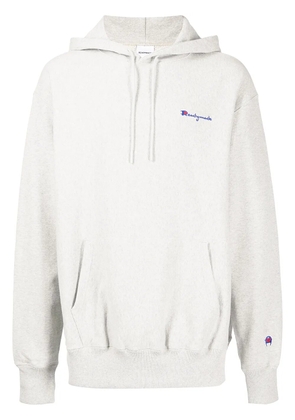 Readymade embroidered logo long-sleeve hoodie - Grey