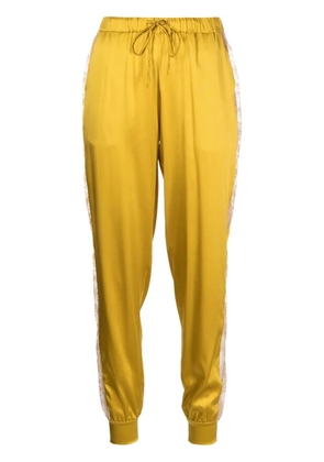 Carine Gilson tapered silk trousers - Yellow
