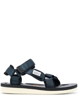 Suicoke contrast-sole strappy sandals - Blue