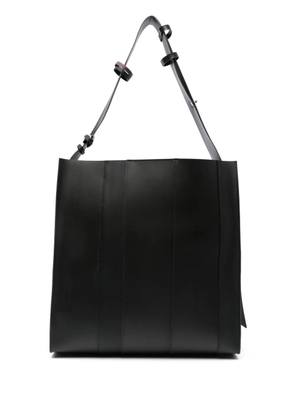 Sunnei Gomma 9 striped shoulder bag - Black