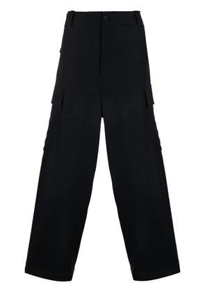 Giorgio Armani straight-leg wool trousers - Blue