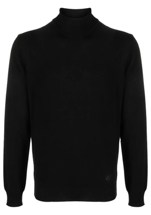 Corneliani high-neck virgin-wool jumper - Black