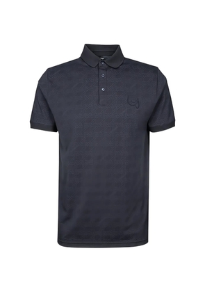 Karl Lagerfeld patterned polo shirt - Grey