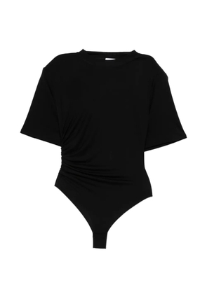 THE ANDAMANE Lennox draped bodysuit - Black