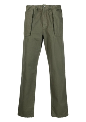 ASPESI straight-leg cotton trousers - Green