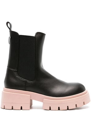 GUESS USA Charlotte chunky leather boots - Black