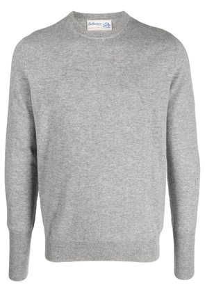 Ballantyne mélange-effect cashmere jumper - Grey